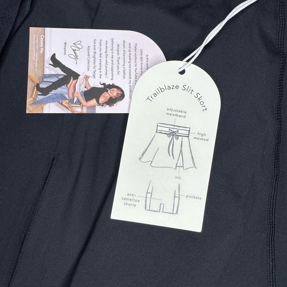 Blogilates Women’s Trailblaze Split Skort - Black Size Extra Large NWT - Picture 7 of 9